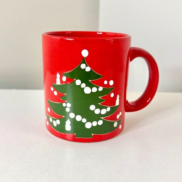 Vintage Waechtersbach West Germany Christmas Tree Mug - Picture 1 of 9